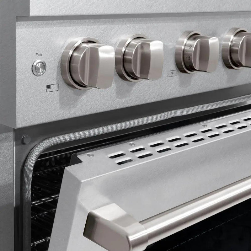 ZLINE 30"Paramount Dual Fuel Range DuraSnow® Stainless Steel SDRS-30 by Farmhouse Kitchen and Bath