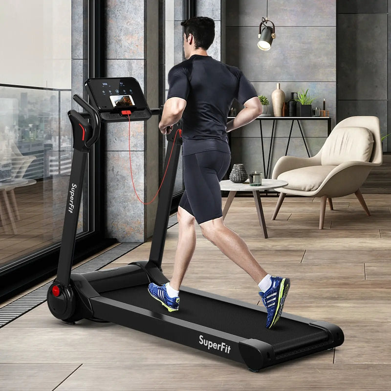2.25 HP Electric Motorized Folding Running Treadmill Machine with LED Display by DirectDeals