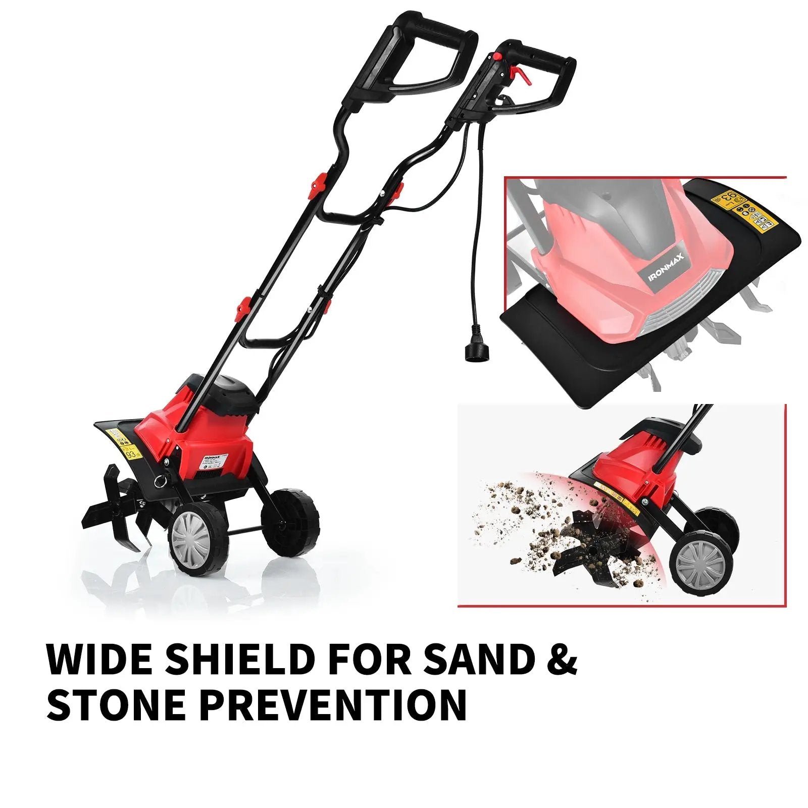 Electric Tiller and Cultivator 14-Inch 10 Amp Corded by DirectDeals