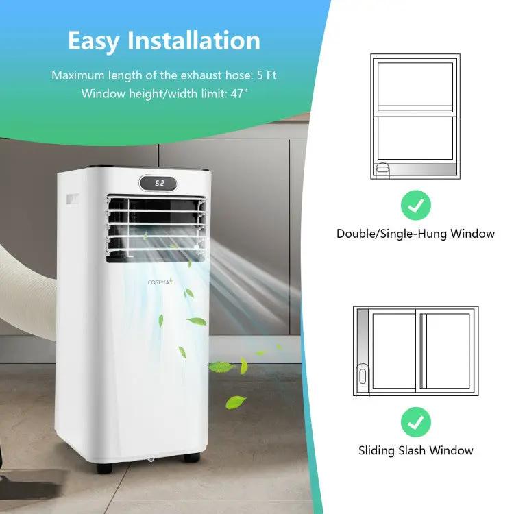 8000BTU 3-in-1 Portable Air Conditioner with Remote Control, photo 5 of 12