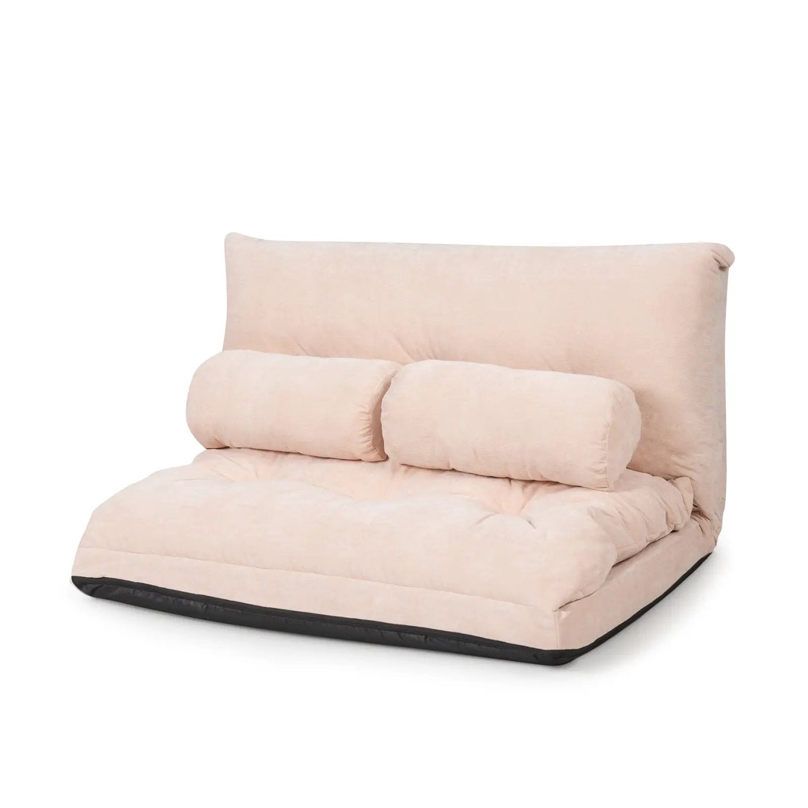 6-Position Adjustable Sleeper Lounge Couch with 2 Pillows by DirectDeals