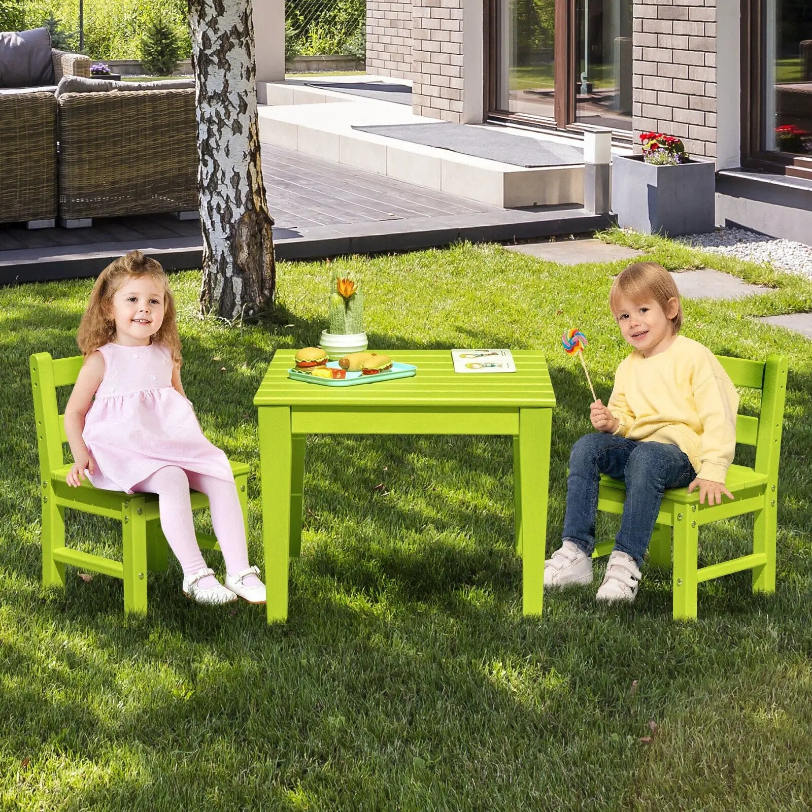 25.5 Inch Square Kids Activity Play Table by DirectDeals