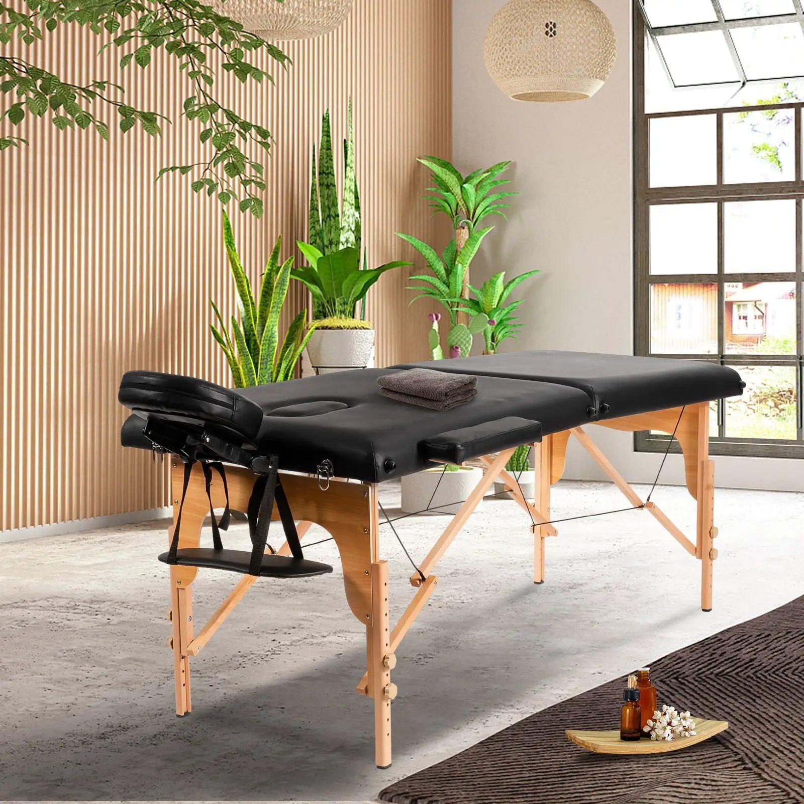 Portable Adjustable Facial Spa Bed with Carry Case by DirectDeals