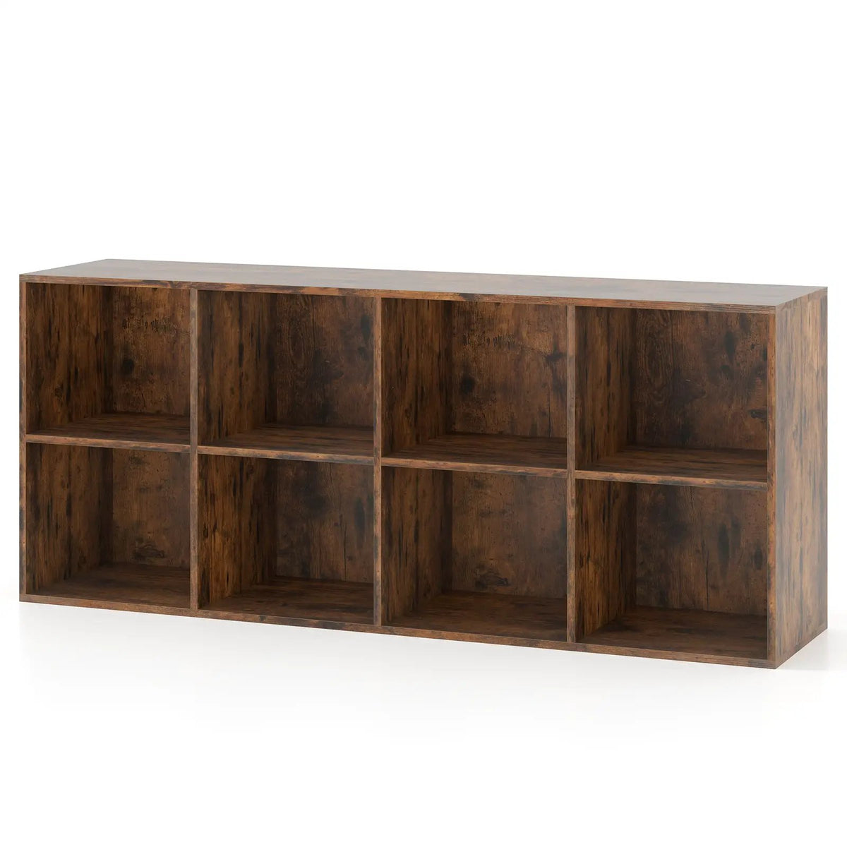 8-Cube Bookcase Bookshelf with 2 Anti-Tipping Kits Storage Organizer, photo 9 of 11