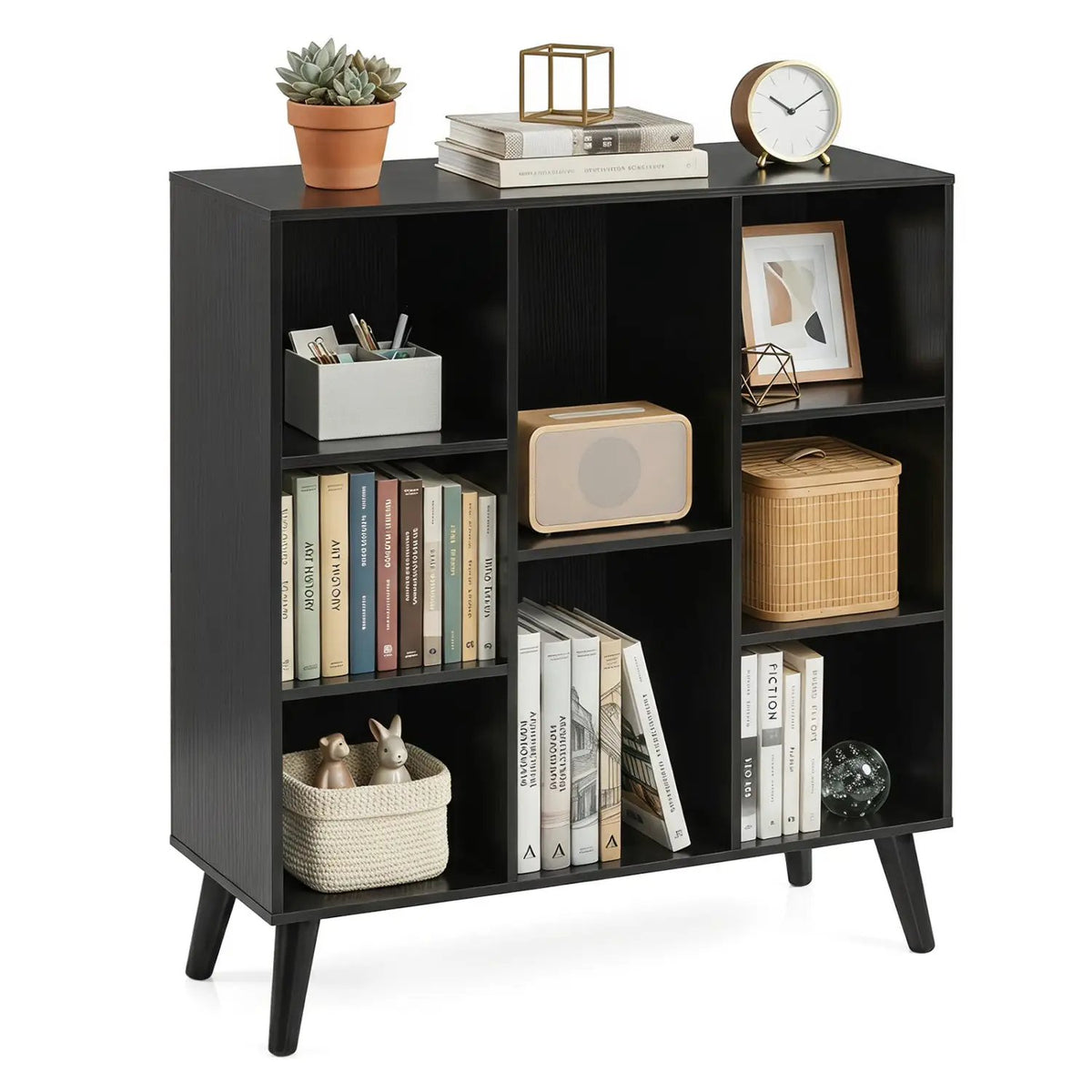 8-Cube Bookcase with Raised Support Legs, photo 4 of 16