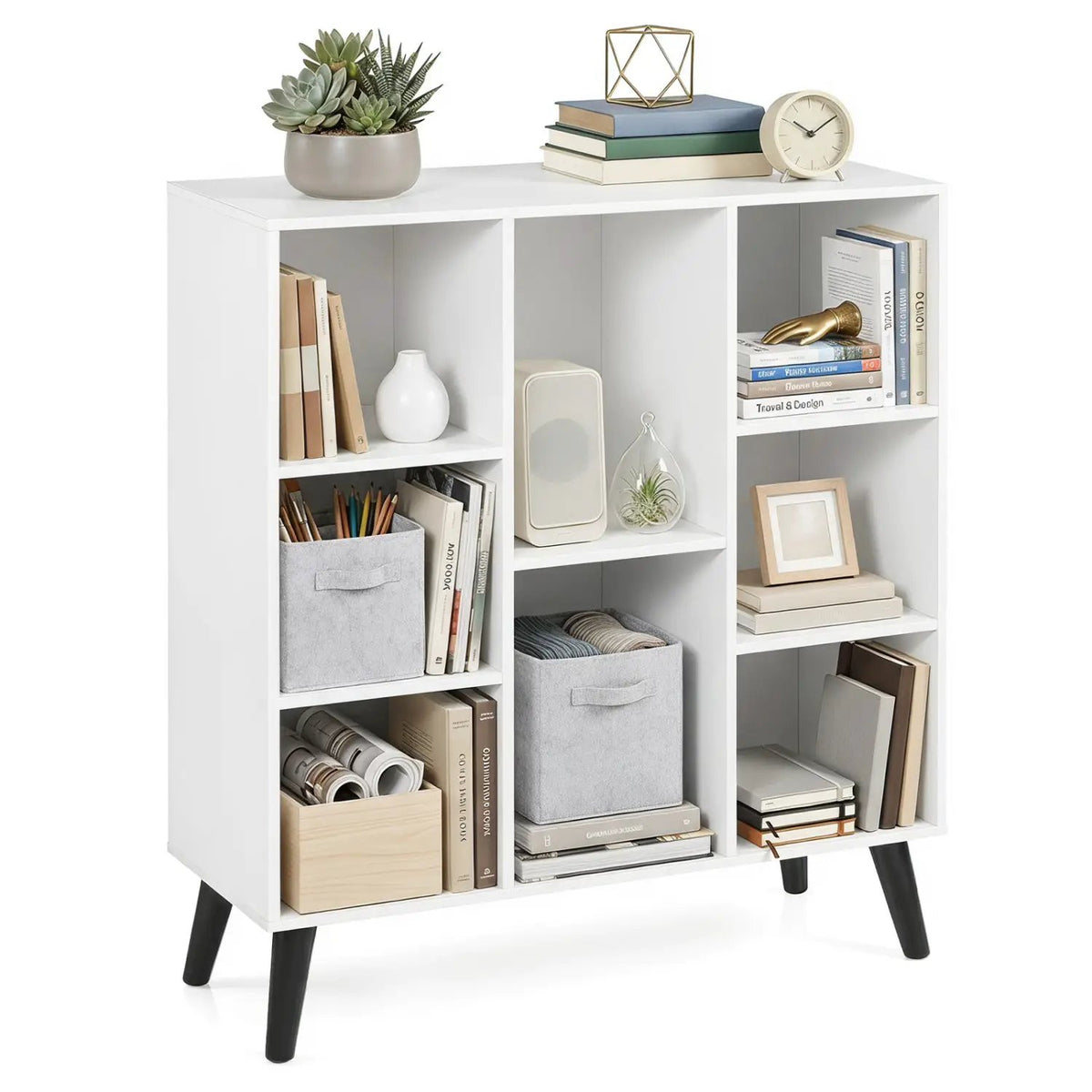 8-Cube Bookcase with Raised Support Legs, photo 12 of 16
