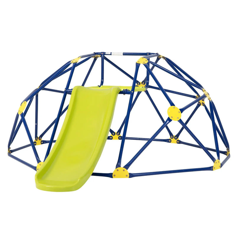 Kids Climbing Dome with Slide and Fabric Cushion for Garden Yard by DirectDeals