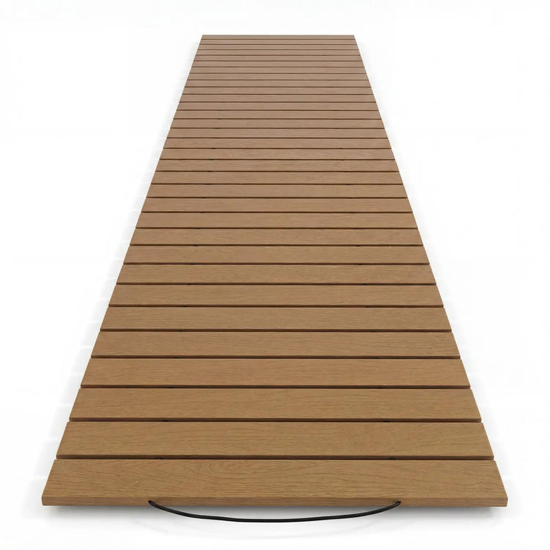 8 Feet Outdoor Pathway Straight Roll-Out Patio Boardwalk by DirectDeals