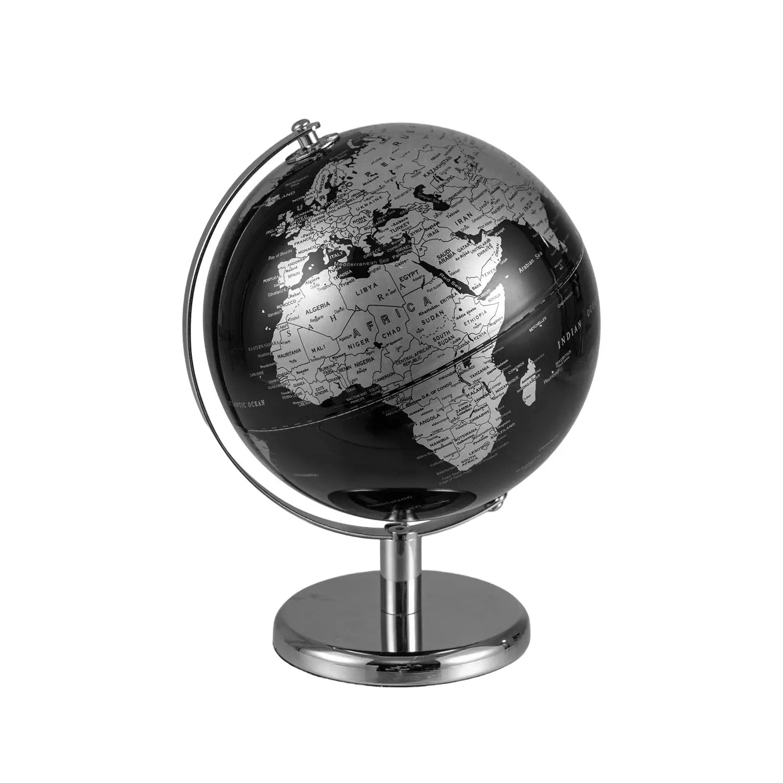 8" World Globe Modern Decorative Tabletop Earth Globe by DirectDeals