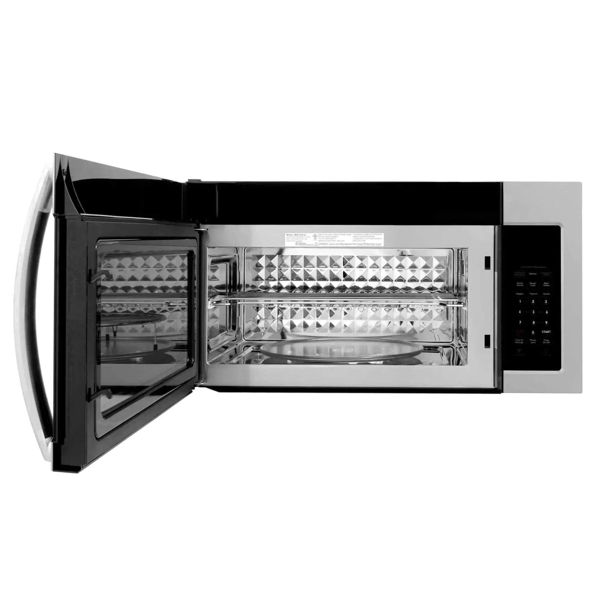 ZLINE 30 " Recirculating Over-the-Range Convection Microwave Oven Charcoal Filters Stainless Steel MWO-OTRCF-30 by Farmhouse Kitchen and Bath