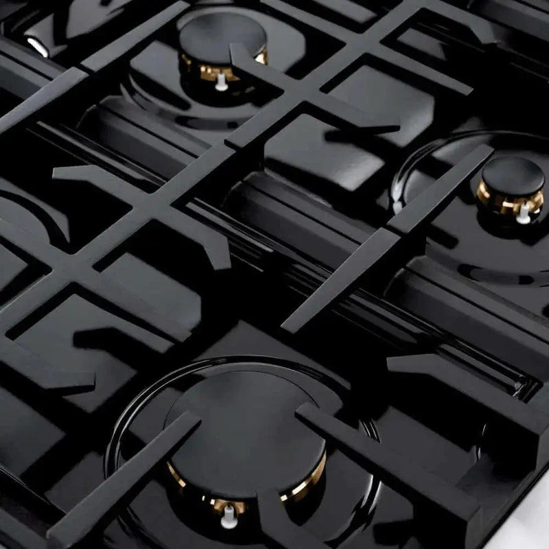 ZLINE 36" Dual Fuel Range, Gas Cooktop, Electric Convection Oven Stainless Steel, CDR-BR-36 by Farmhouse Kitchen and Bath