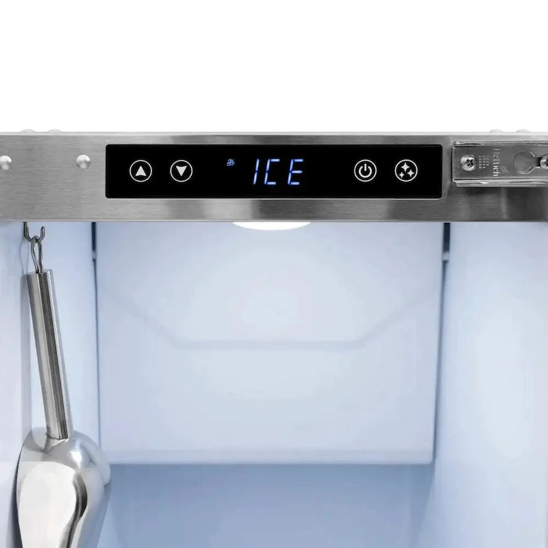 ZLINE 15" Touchstone Clear Cube Ice Maker Drain Pump Panel Ready Door Champagne Bronze Door ICCDPZ-15-CB by Farmhouse Kitchen and Bath