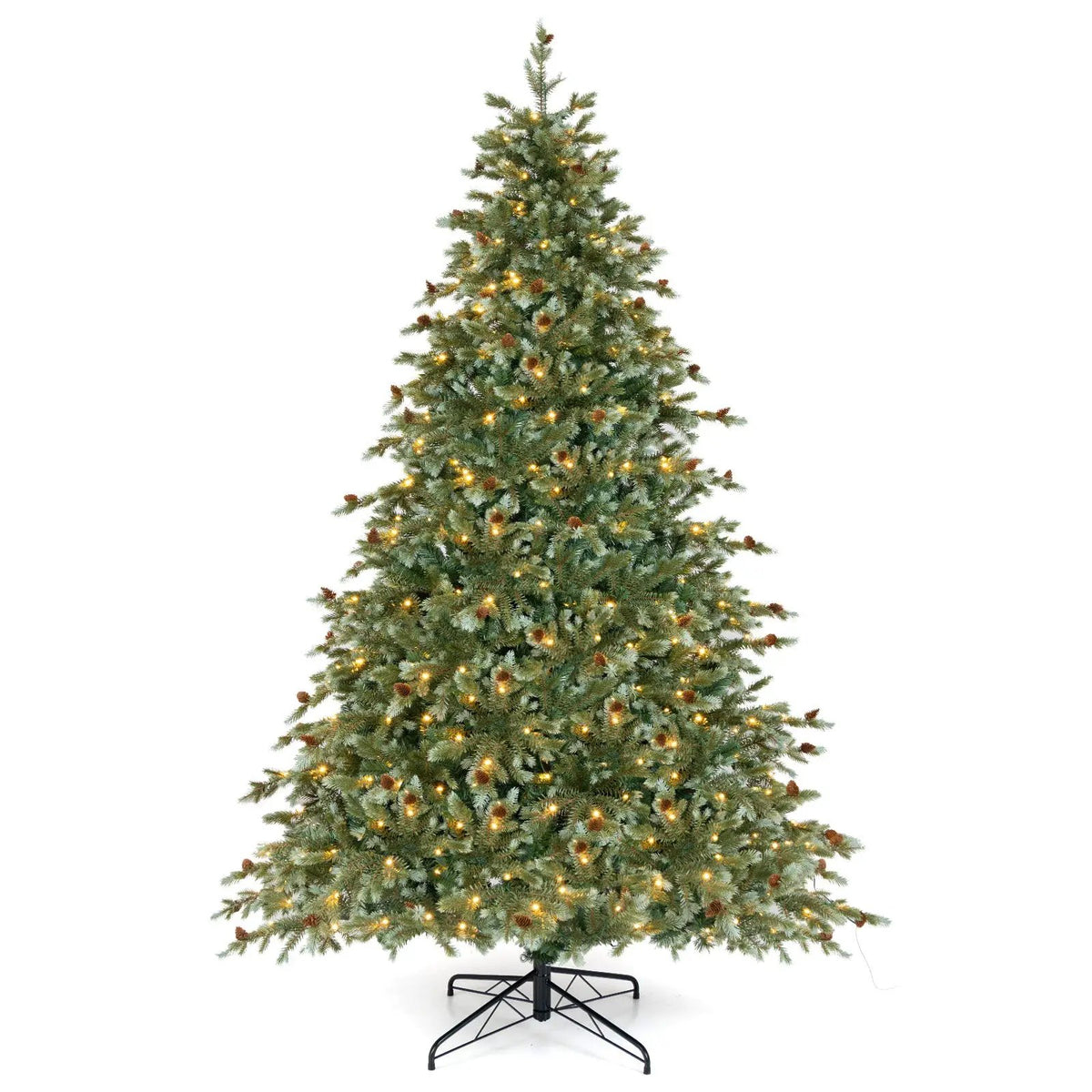 6/7/8 Feet Christmas Tree with Warm White LED Lights and Pine Cones, photo 19 of 24