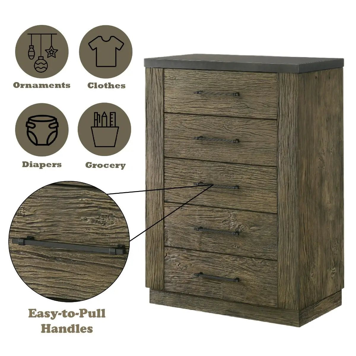 Lance - Chest - Tree Bark by Unique Piece Furniture