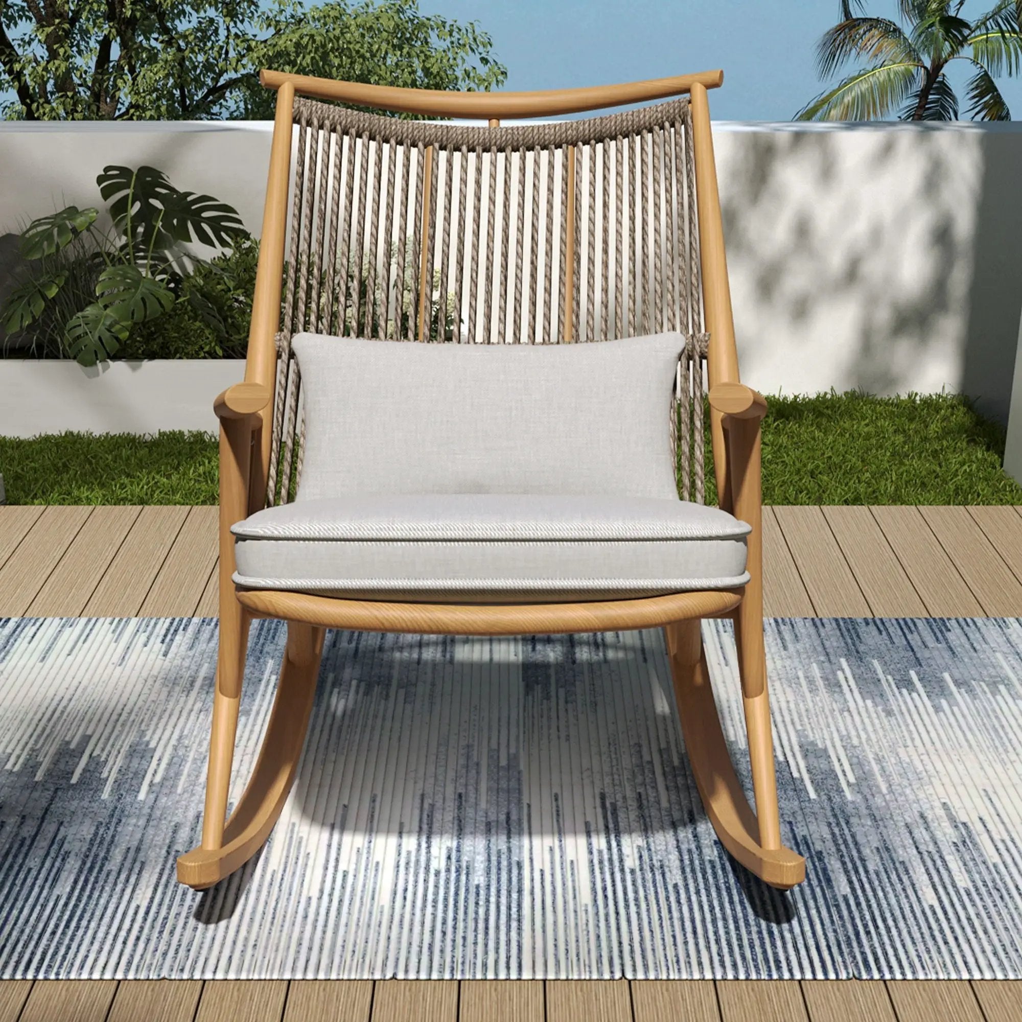 Outdoor Rocking Chair - Maple by HouseOfZazla