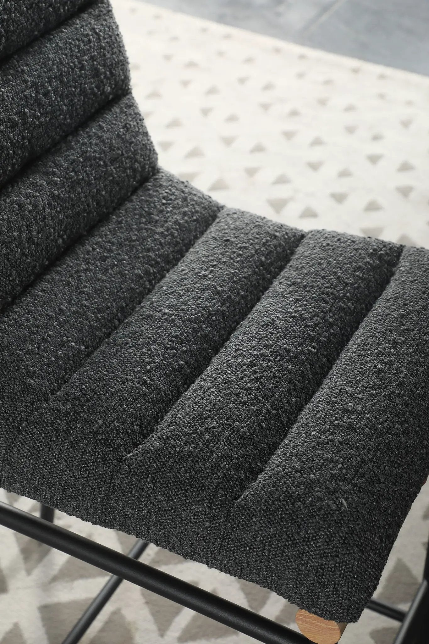 Lahni - 17" Boucle Fabric Counter Height Chair by Unique Piece Furniture