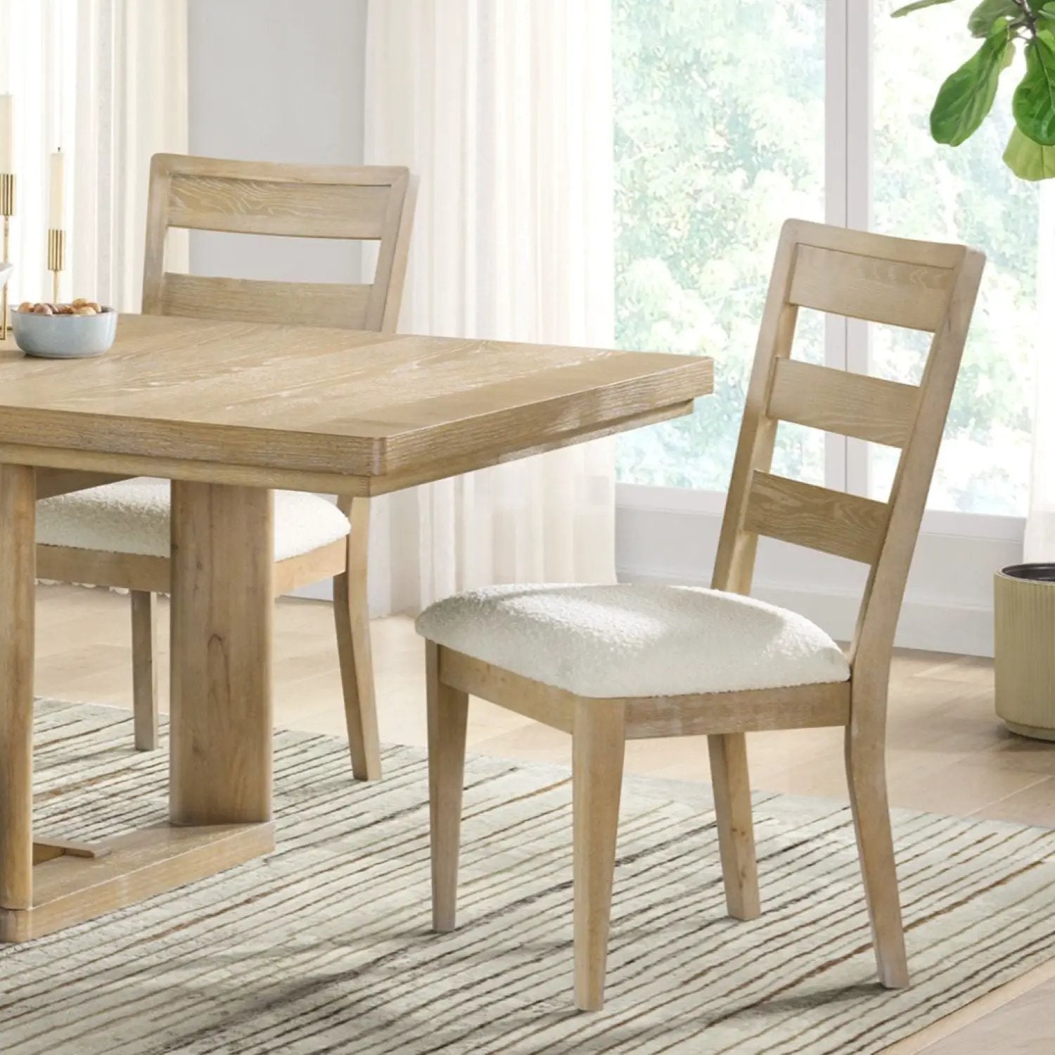 Upholstered Dining Chair (Set of 2) - Brown by Unique Piece Furniture