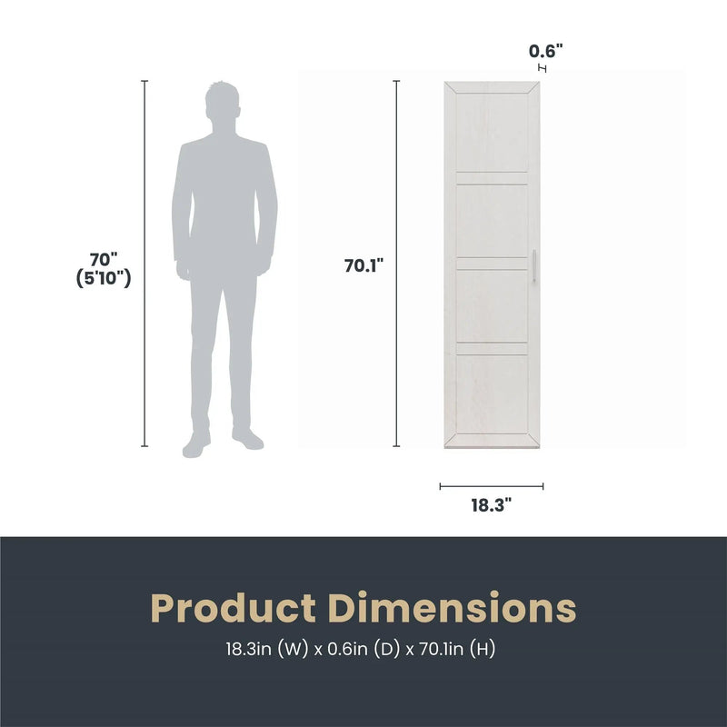 Perry Park - Modular Membrane Press Single Door Kit - Ivory by Unique Piece Furniture