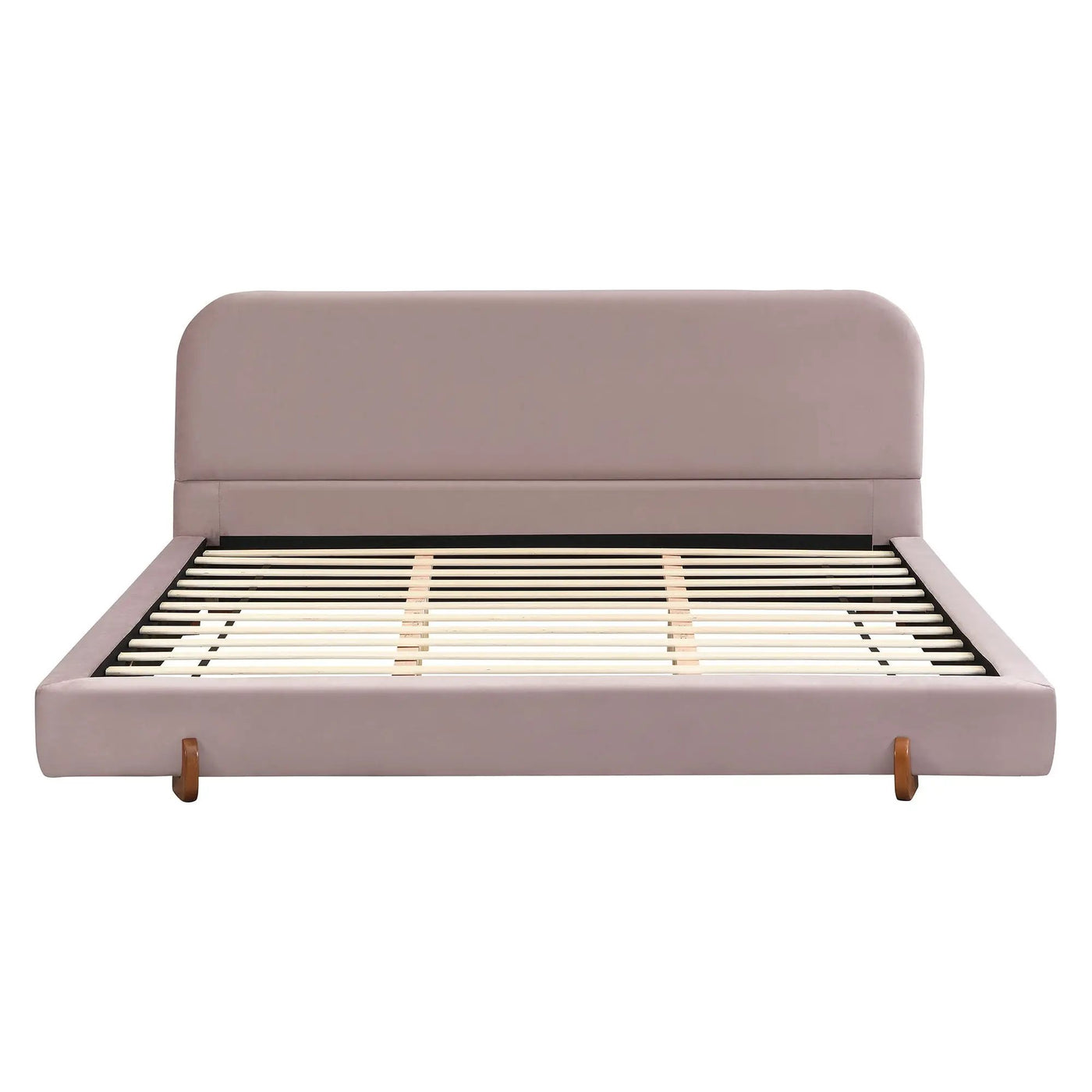 Elegant Upholstered Bed Frame by HouseOfZazla