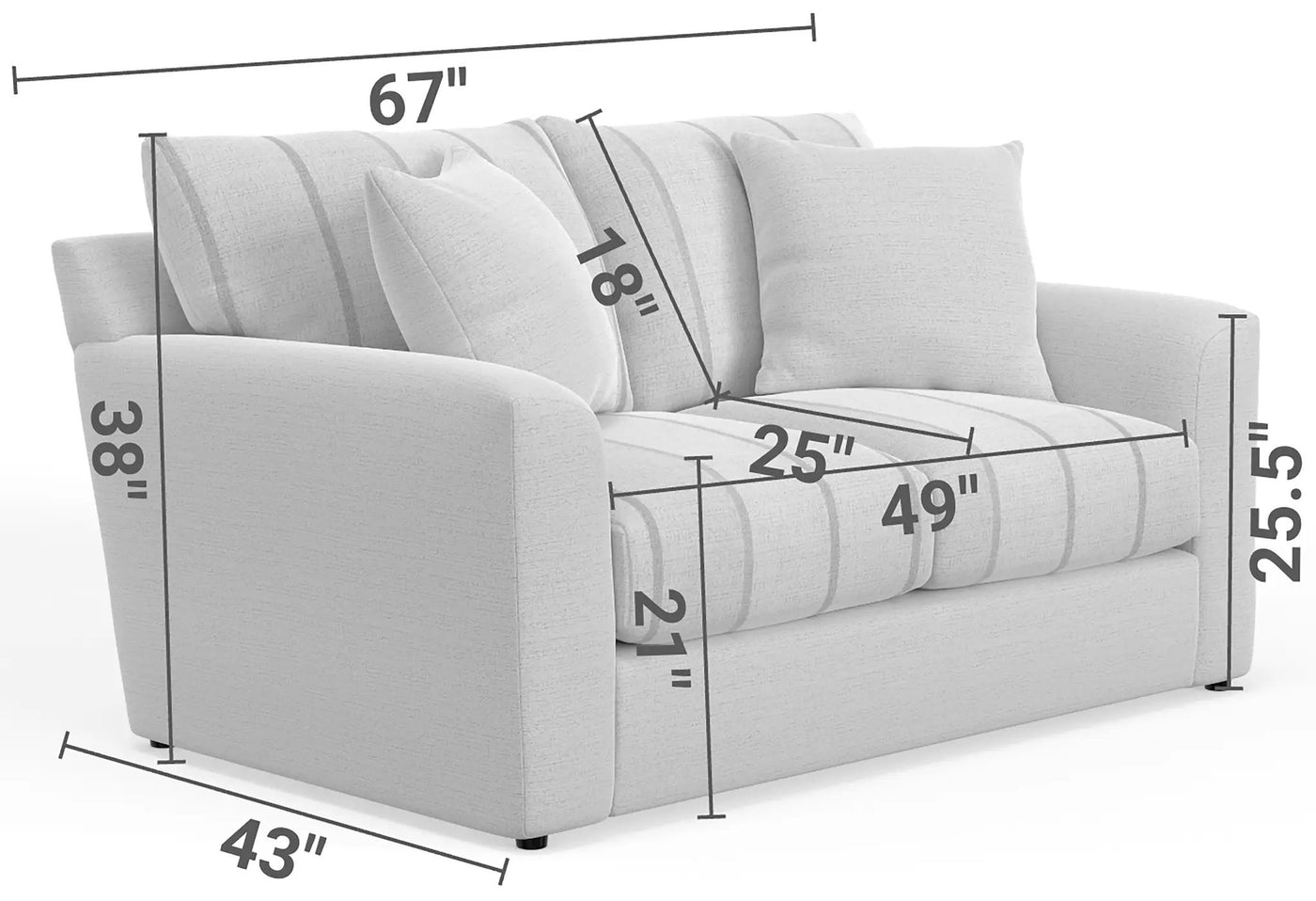 Lindsey - Loveseat by Unique Piece Furniture