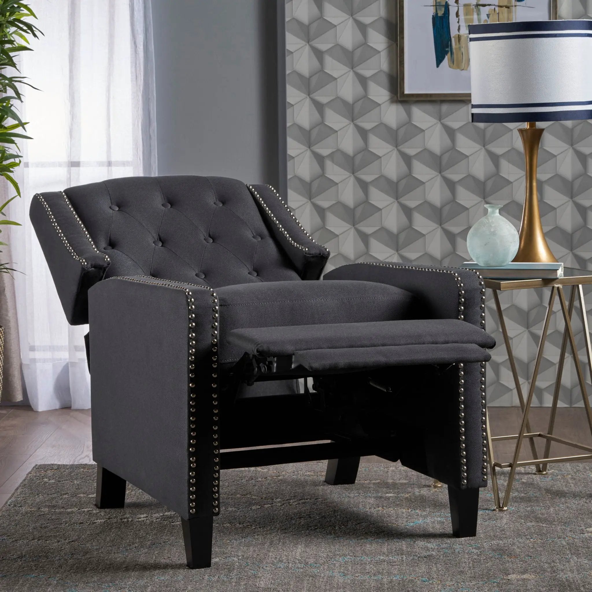 Classic Fabric Push Back Chair by HouseOfZazla
