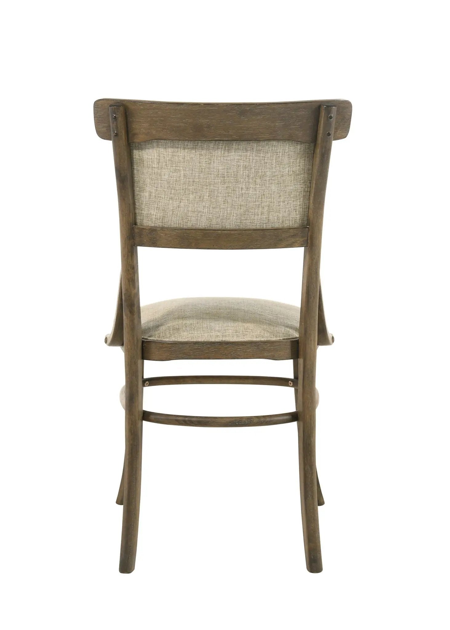 Bistro - Wide Dining Chair With Cushion (Set of 2) - Vintage Walnut by HouseOfZazla