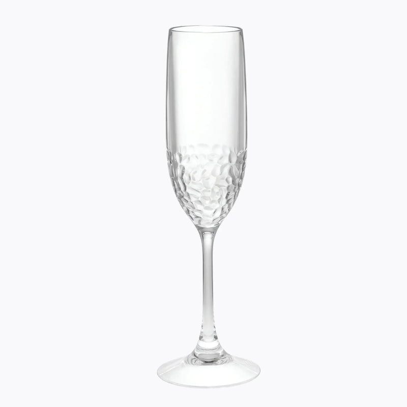 Tritan Lexington - Unbreakable Plastic Champagne Flutes, Durable Glass Alternative (Set of 4), 6Oz - Clear by HouseOfZazla