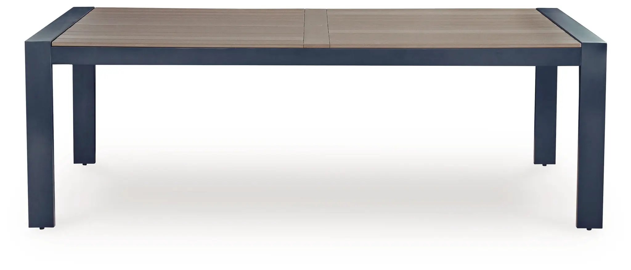 East Beach - Rectangular Dining Table With Umbrella Option - Blue by Unique Piece Furniture