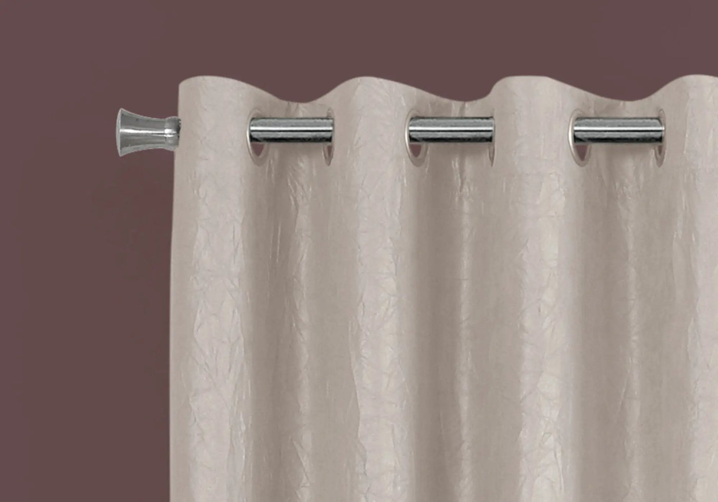 2 Pieces Set Room Darkening Curtain Panels with Grommet - Contemporary Style by HouseOfZazla