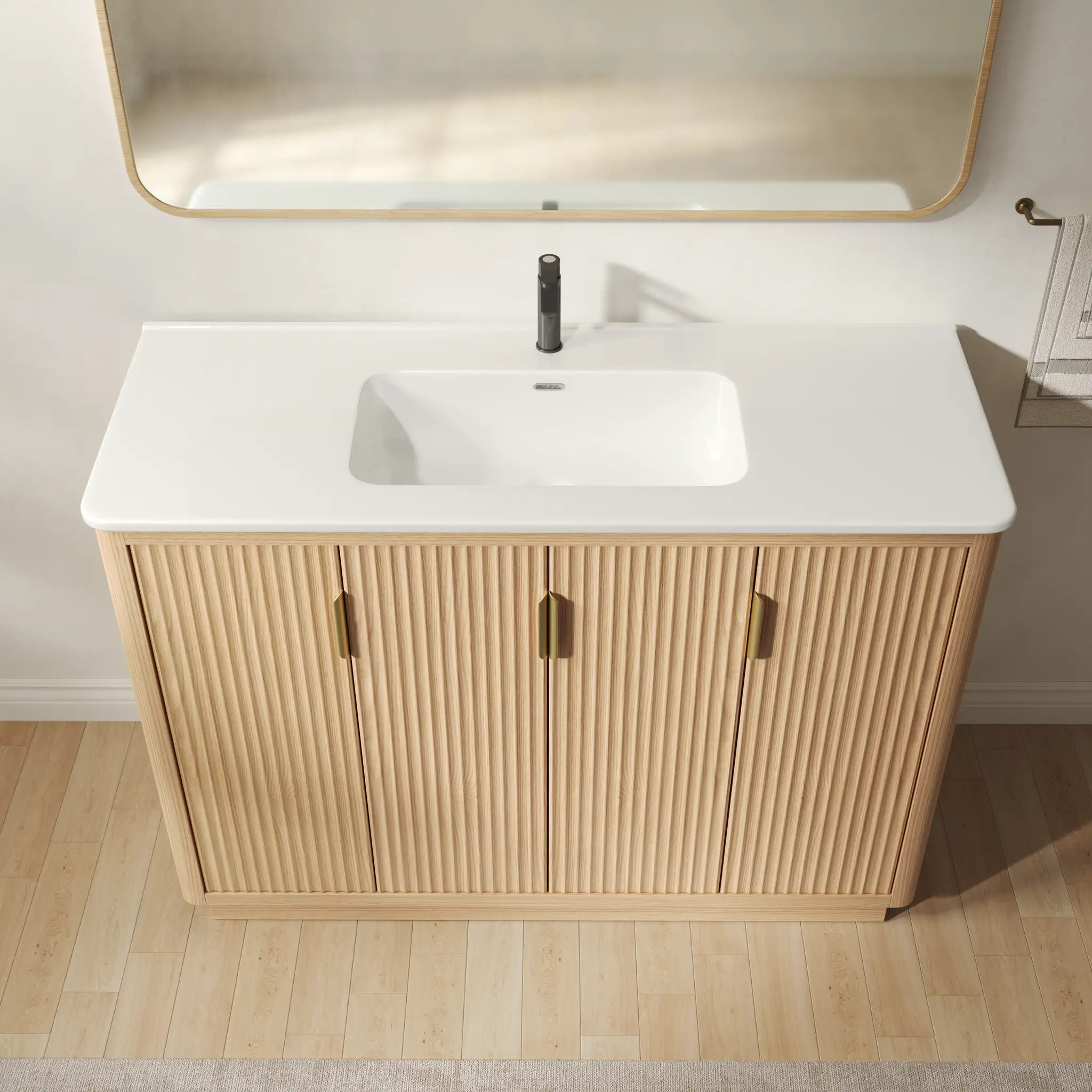 48 Inch Freestanding Bathroom Vanity by HouseOfZazla