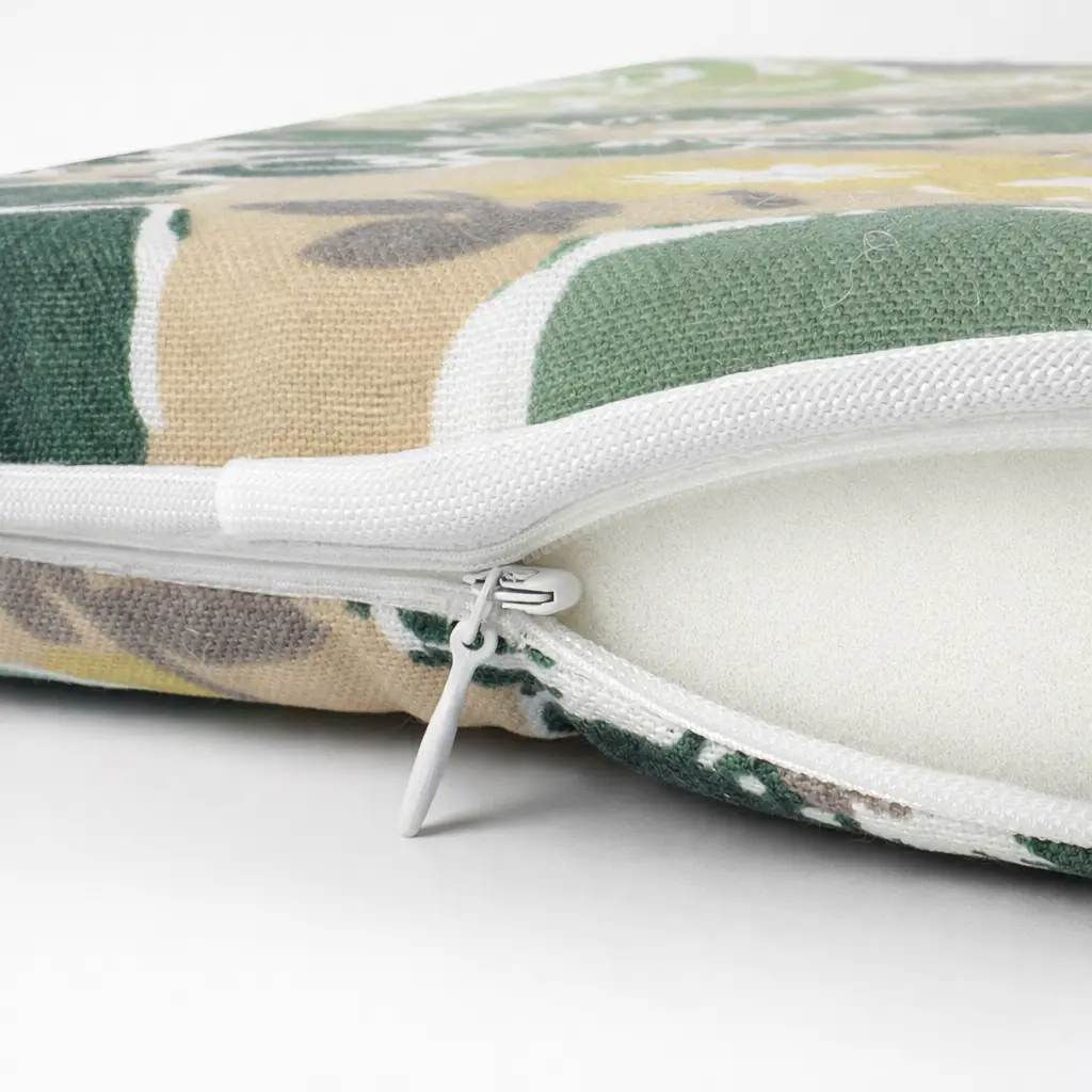 Outdoor Patio Chair Cushions - Water-Repellent U-Shape Thick Foam Seat Cushions with Ties by HouseOfZazla