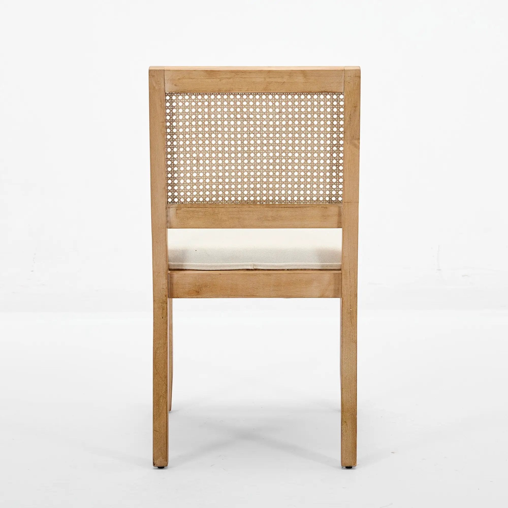 Farmhouse Rattan Dining Chairs Set of 2 by HouseOfZazla