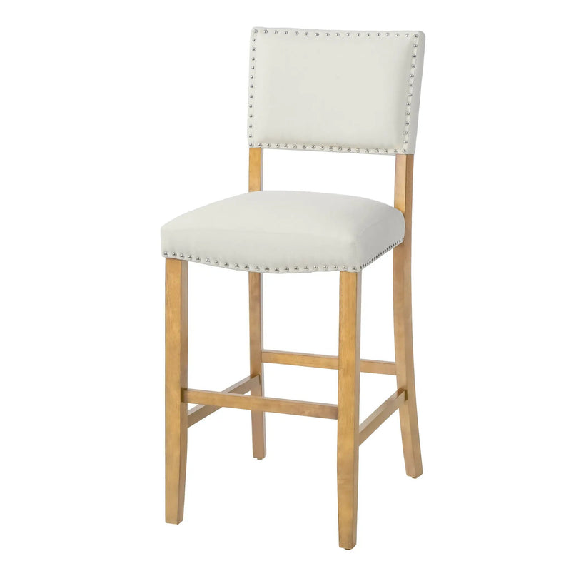 Barstools With Rivet Decoration - Set of 2 by HouseOfZazla