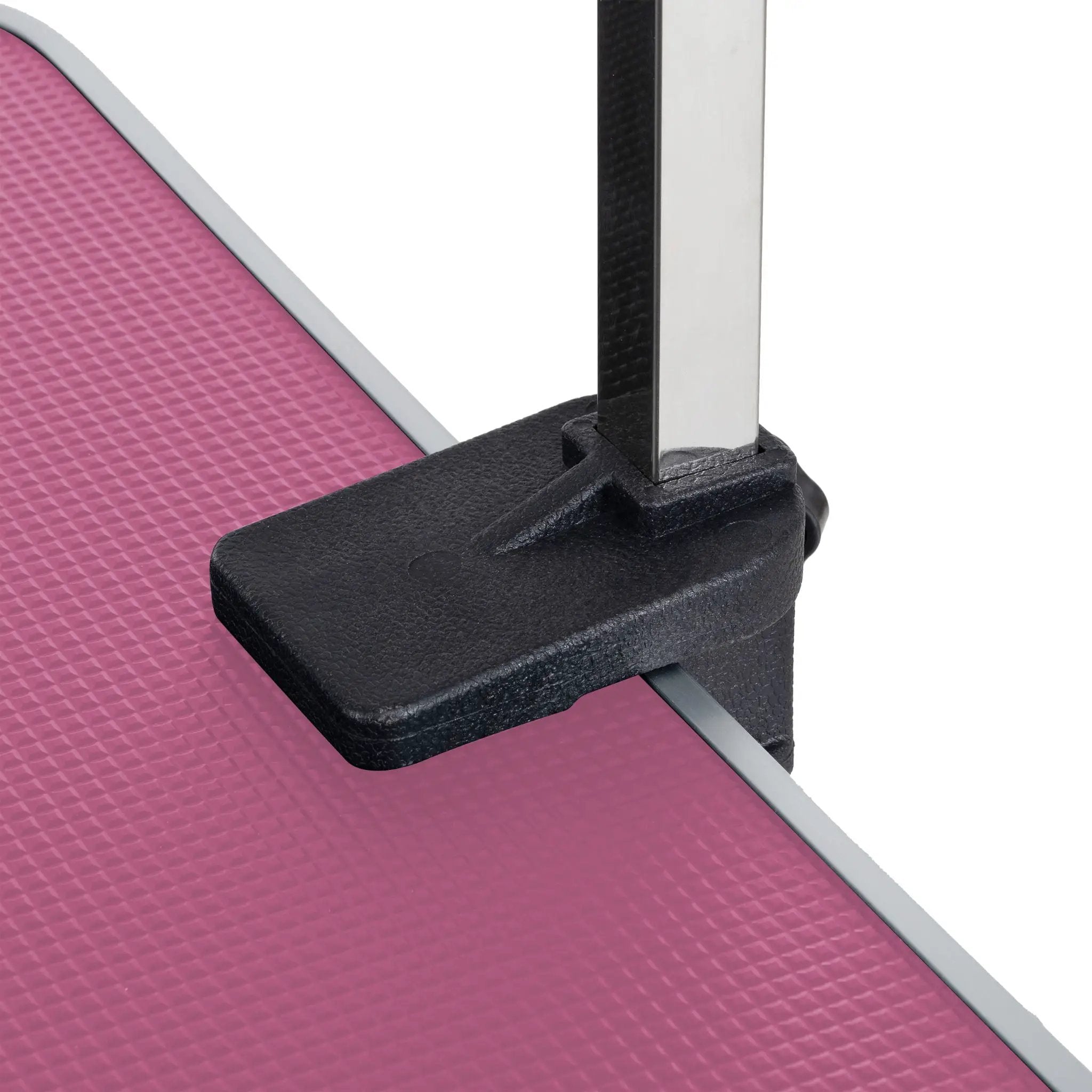 Folding Dog Pet Grooming Table Stainless Steel Frame Rubber Mat On Board With Adjustable Arm And Clamps Pet Dog Cat Grooming Table by HouseOfZazla