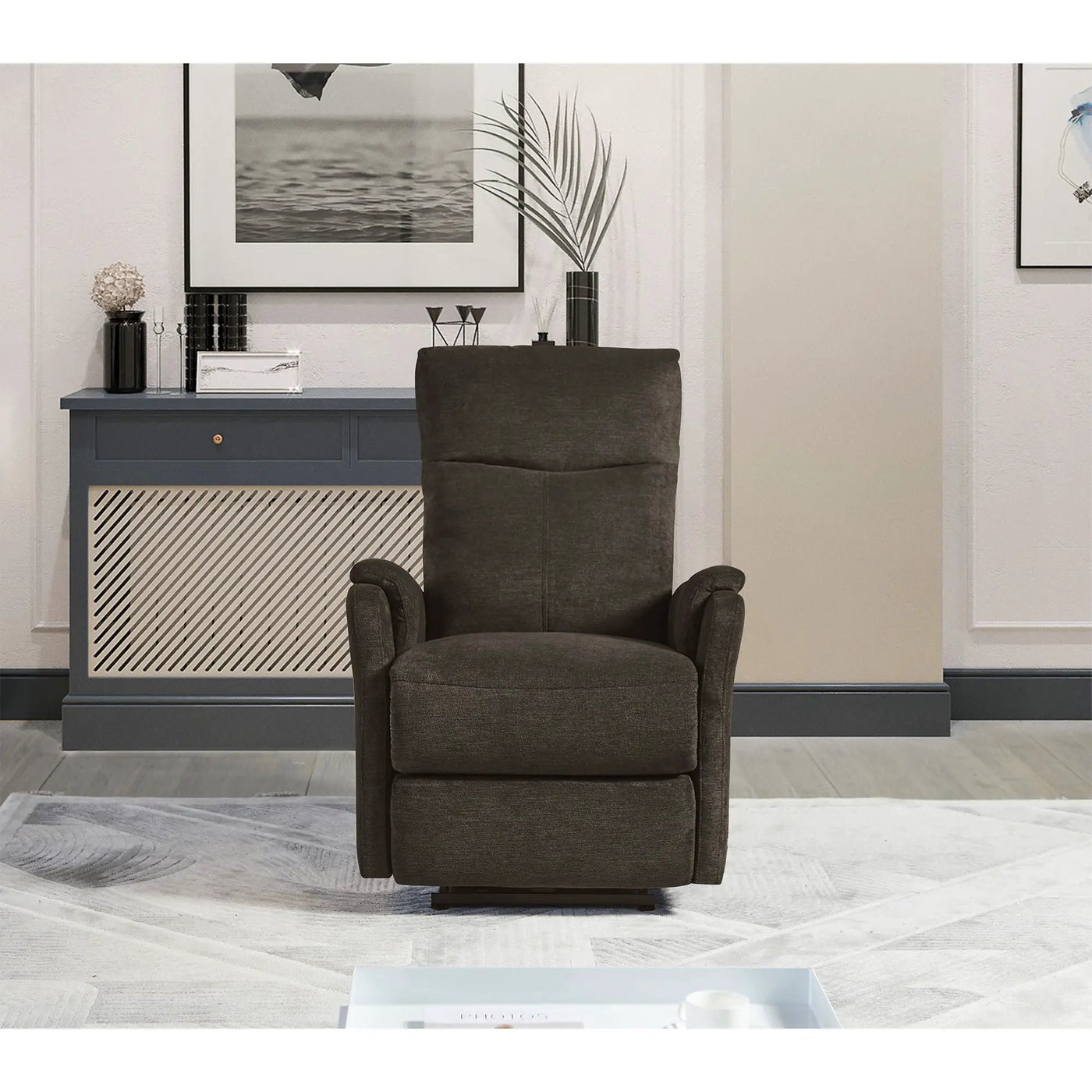 Recliner Chair With Power Function Easy Control Big Stocks, Recliner Single Chair For Living Room, Bed Room by Unique Piece Furniture