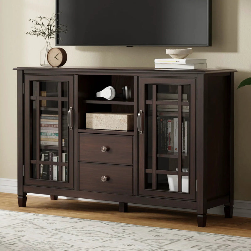 Connaught - Tall TV Stand - Brown by Unique Piece Furniture
