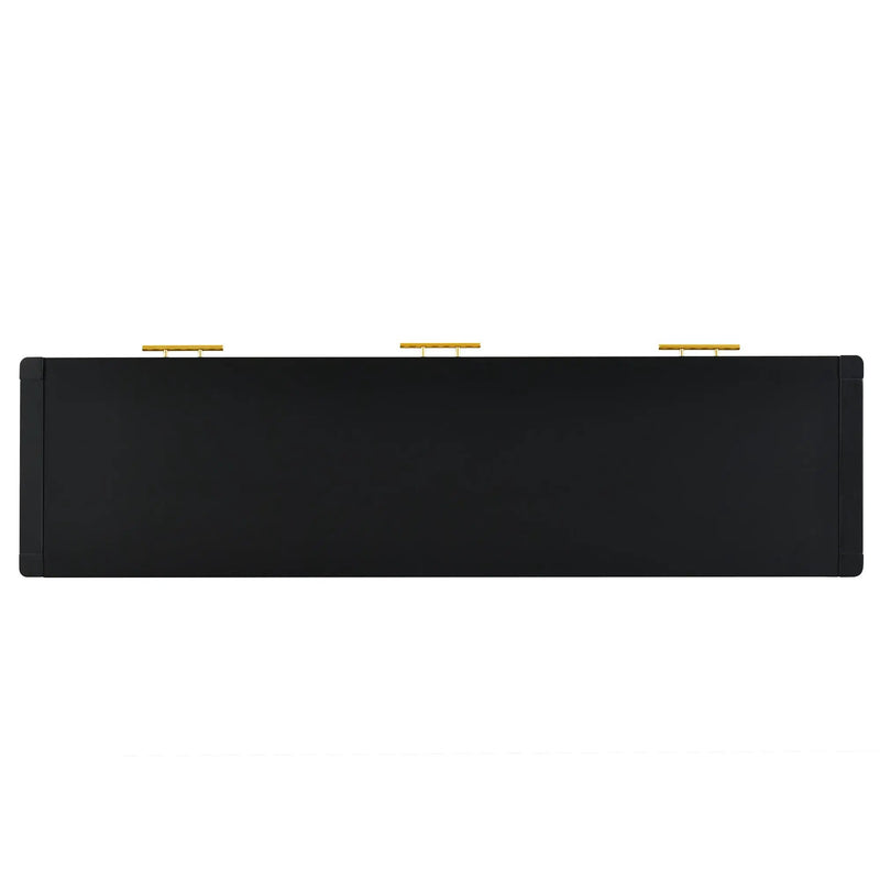 U_STYLE 60" Painted Console Table with 3 Drawers by HouseOfZazla