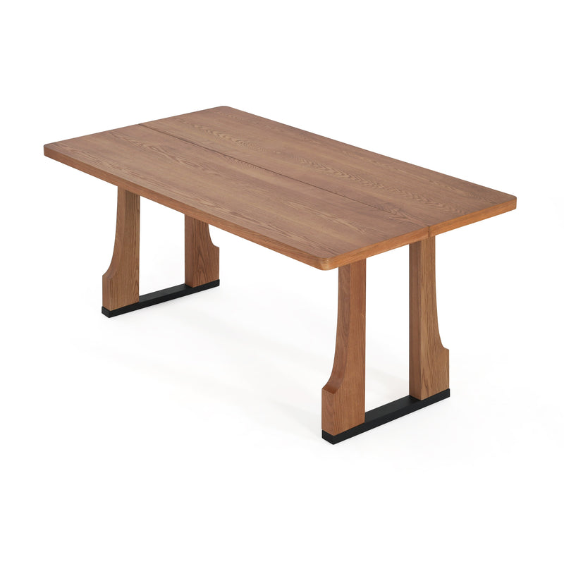 63" Rectangular Dining Table (Natural Color) by HouseOfZazla
