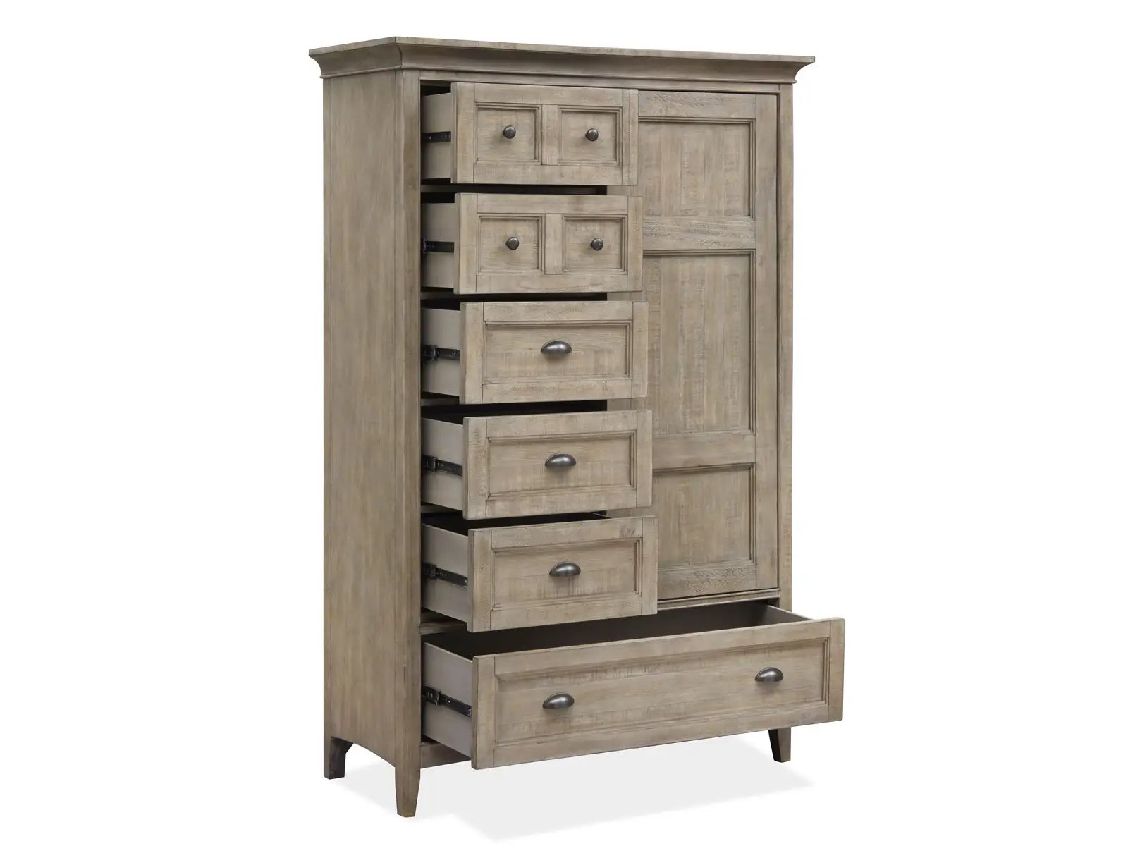 Paxton Place - Wood Door Chest - Dove Tail Gray by Unique Piece Furniture
