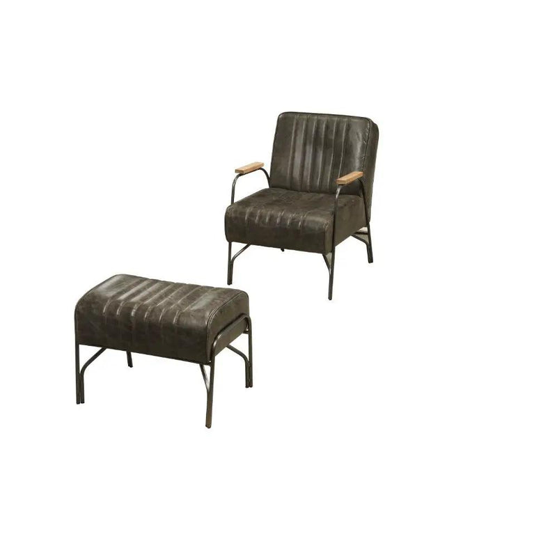 Sarahi - 2Pc Pk Chair & Ottoman by Unique Piece Furniture