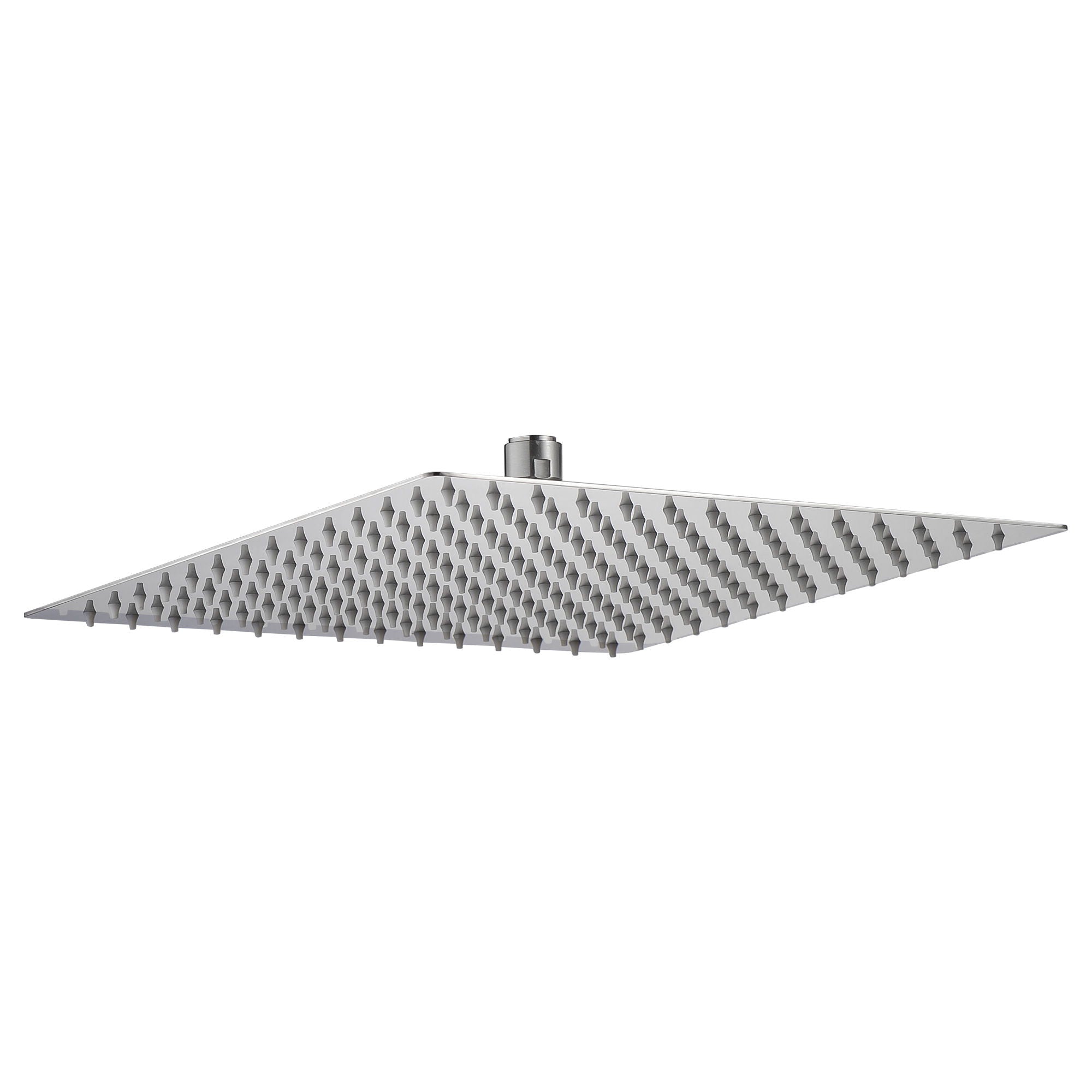 16" Square Rainfall Shower Head Fixed Wall Mount With Full Body Coverage & Self Cleaning Silicone Nozzles by HouseOfZazla