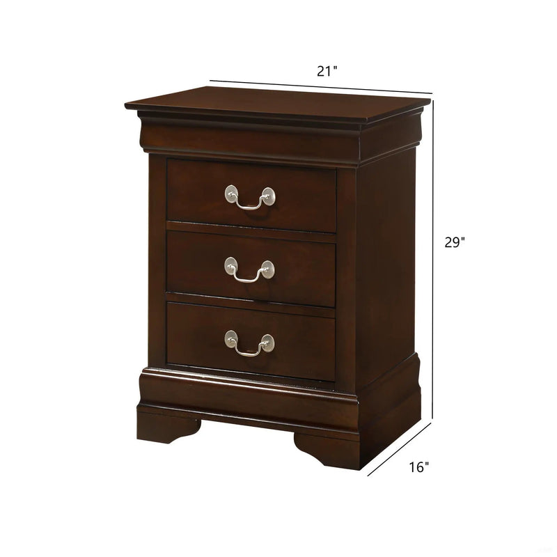 Louis Phillipe - Nightstand - Wood by HouseOfZazla