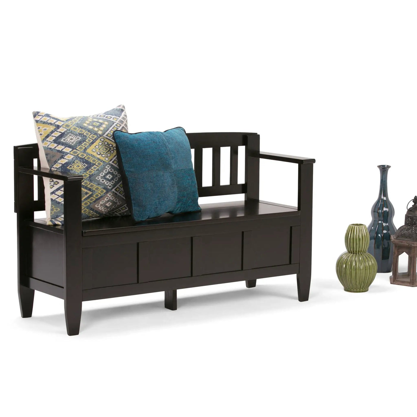 Brooklyn - Handcrafted Entryway Storage Bench by HouseOfZazla