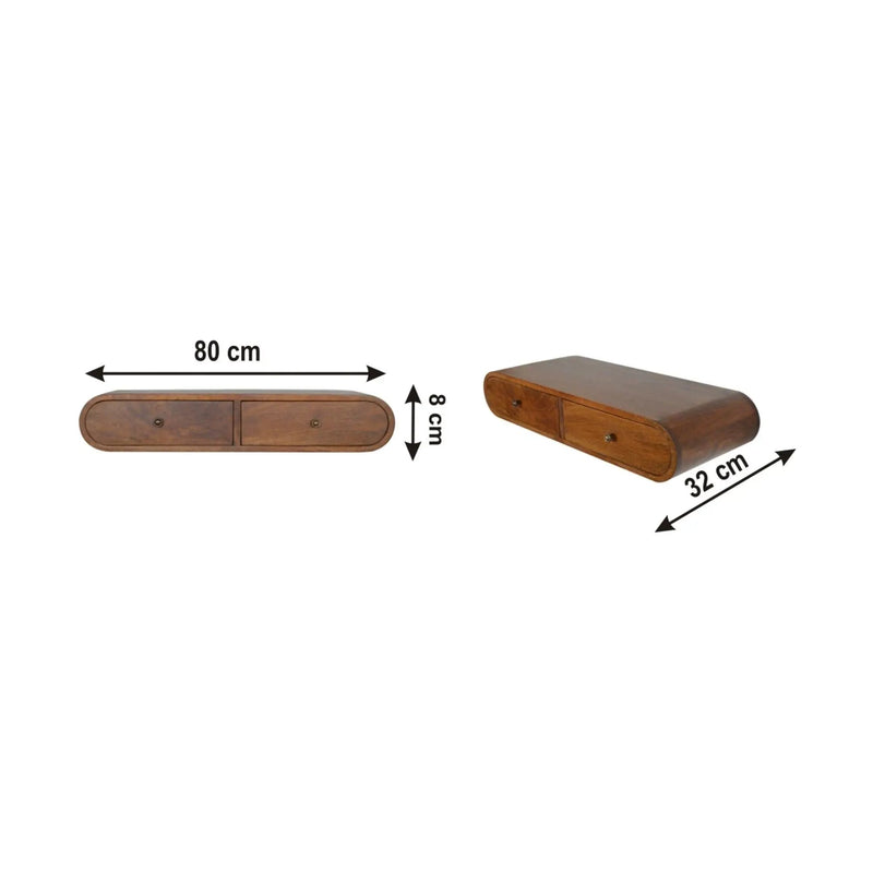 London - Floating Console - Chestnut by Unique Piece Furniture