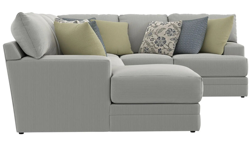 Stockbridge - Sectional With Comfort Coil Seating And 9 Accent Pillows Included by Unique Piece Furniture