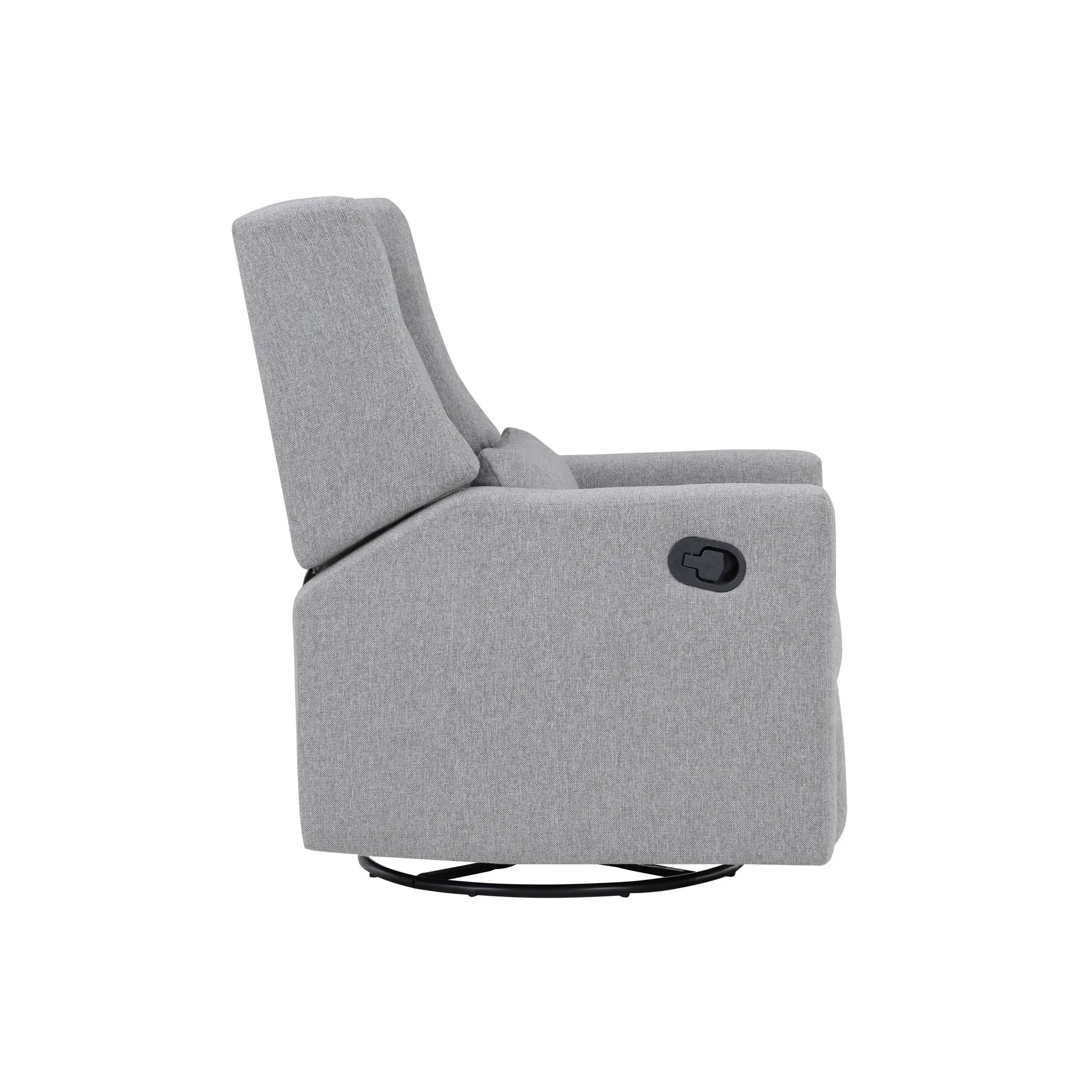 Pronto - Swivel Glider Recliner With Pillow by HouseOfZazla
