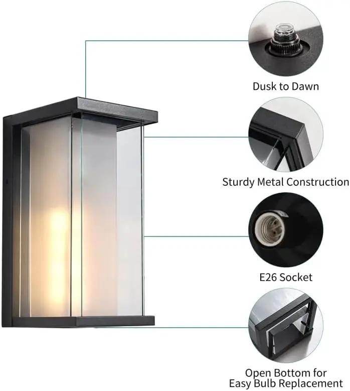 Dusk to Dawn Outdoor Wall Sconce by HouseOfZazla