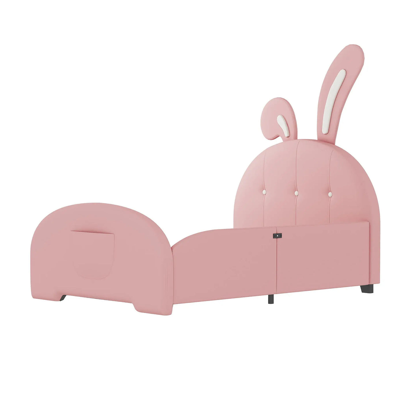 Upholstered Rabbit-Shape Princess Bed With Headboard And Footboard by Unique Piece Furniture