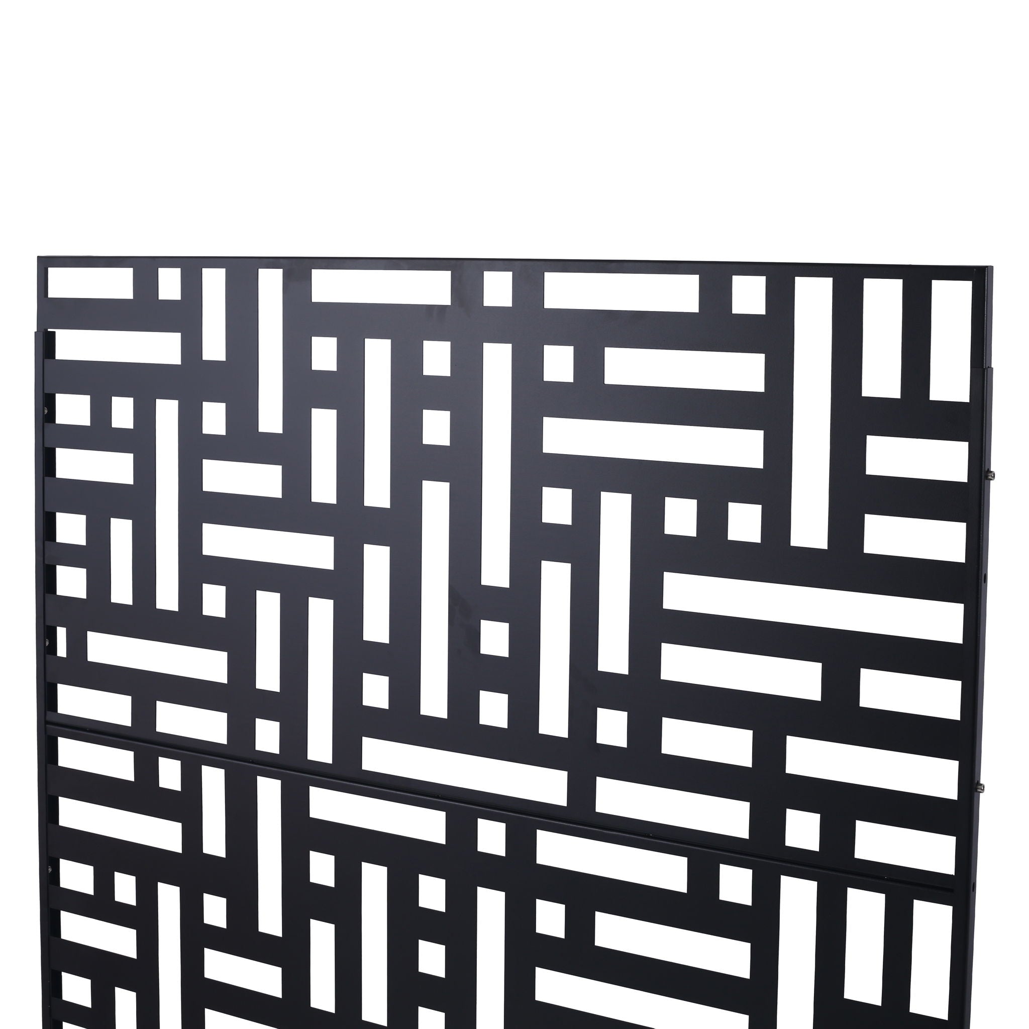 Decorative Freestanding Metal Privacy Screen For Indoor & Outdoor Use by HouseOfZazla