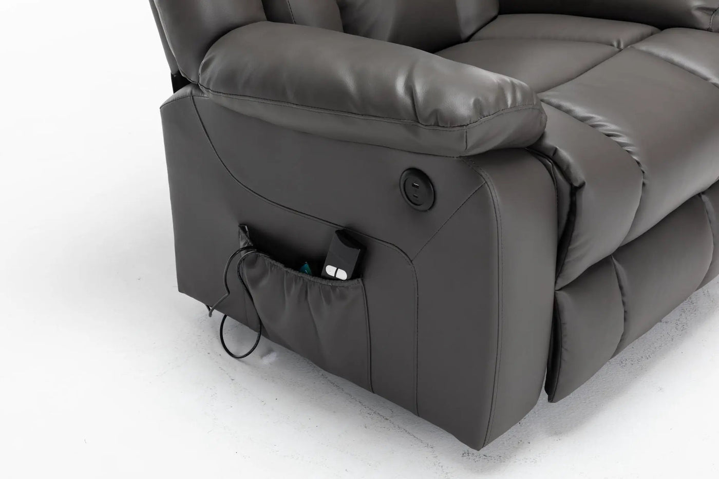 Electric Power Massage Recliner Chair by Unique Piece Furniture
